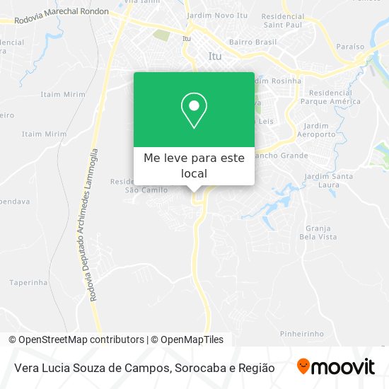 Vera Lucia Souza de Campos mapa