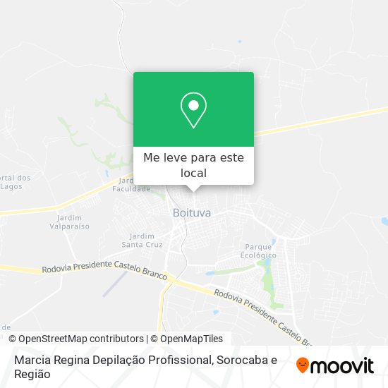 Marcia Regina Depilação Profissional mapa