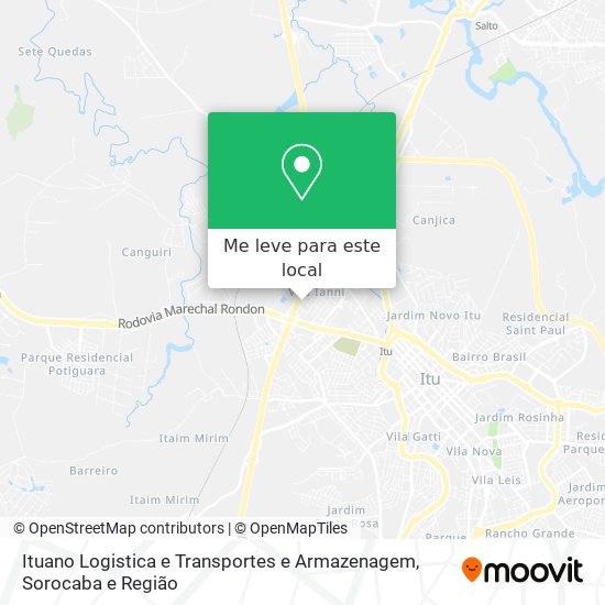 Ituano Logistica e Transportes e Armazenagem mapa