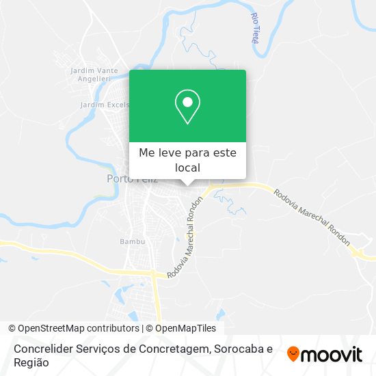 Concrelider Serviços de Concretagem mapa