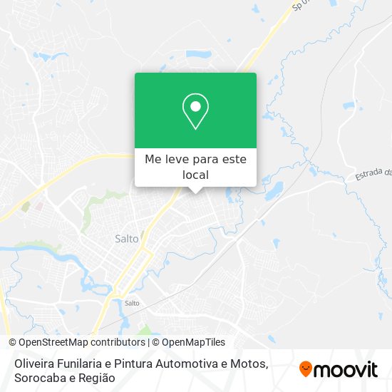 Oliveira Funilaria e Pintura Automotiva e Motos mapa