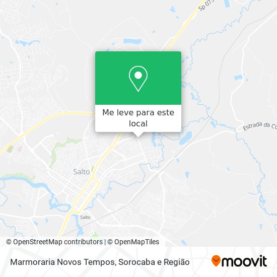 Marmoraria Novos Tempos mapa