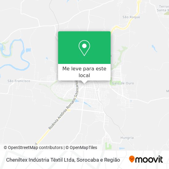Cheniltex Indústria Têxtil Ltda mapa