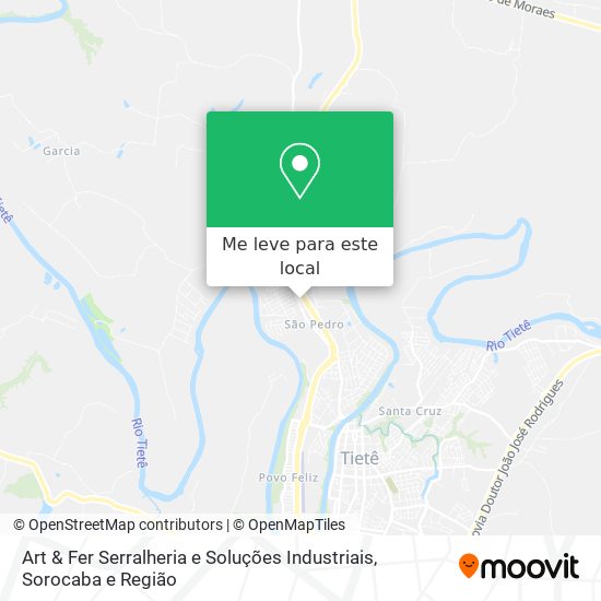 Art & Fer Serralheria e Soluções Industriais mapa
