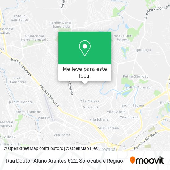 Rua Doutor Altíno Arantes 622 mapa