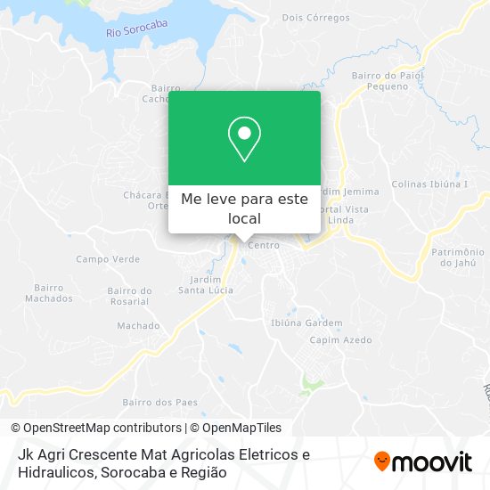 Jk Agri Crescente Mat Agricolas Eletricos e Hidraulicos mapa