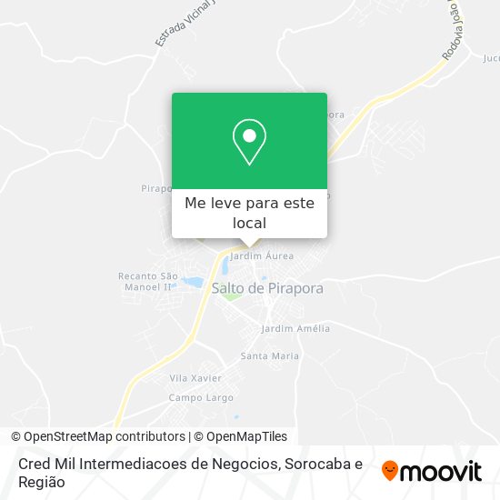 Cred Mil Intermediacoes de Negocios mapa