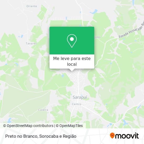 Preto no Branco mapa