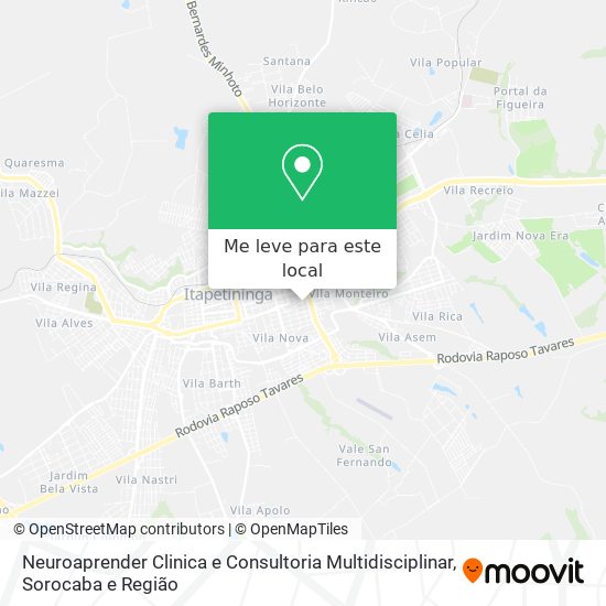 Neuroaprender Clinica e Consultoria Multidisciplinar mapa