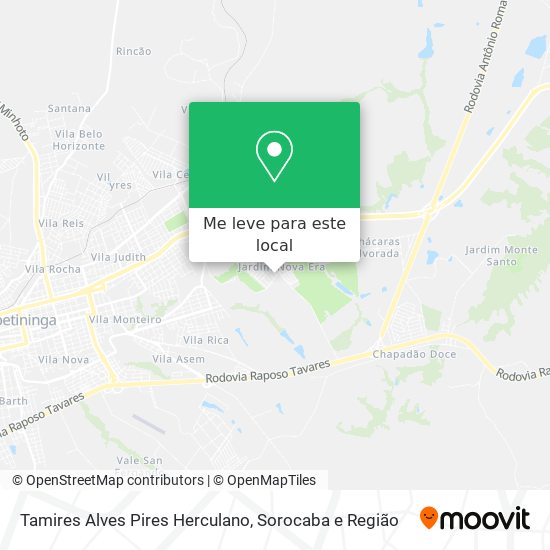 Tamires Alves Pires Herculano mapa