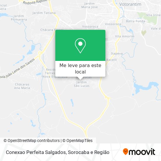 Conexao Perfeita Salgados mapa