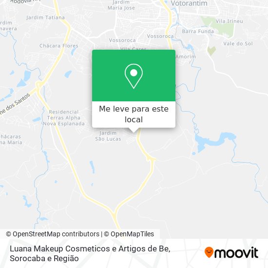 Luana Makeup Cosmeticos e Artigos de Be mapa