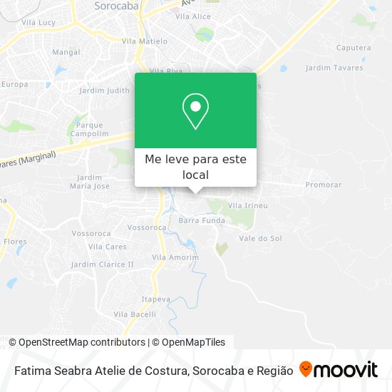 Fatima Seabra Atelie de Costura mapa