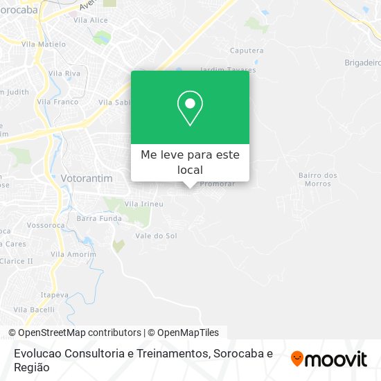 Evolucao Consultoria e Treinamentos mapa