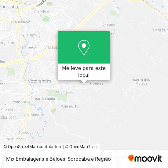 Mix Embalagens e Baloes mapa