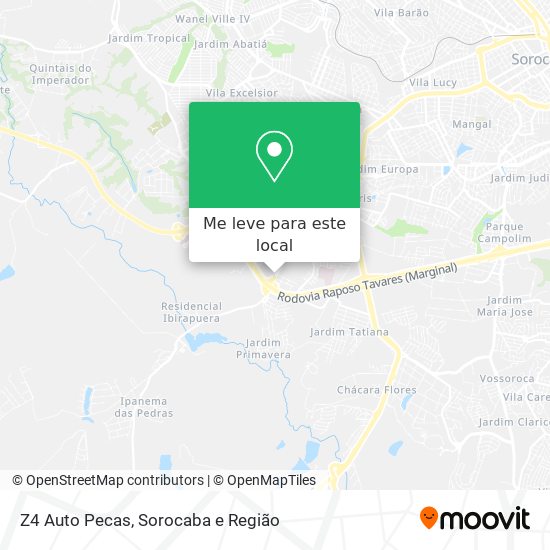 Z4 Auto Pecas mapa