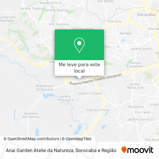 Anai Garden Atelie da Natureza mapa