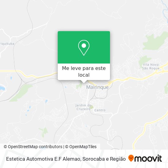 Estetica Automotiva E.F Alemao mapa