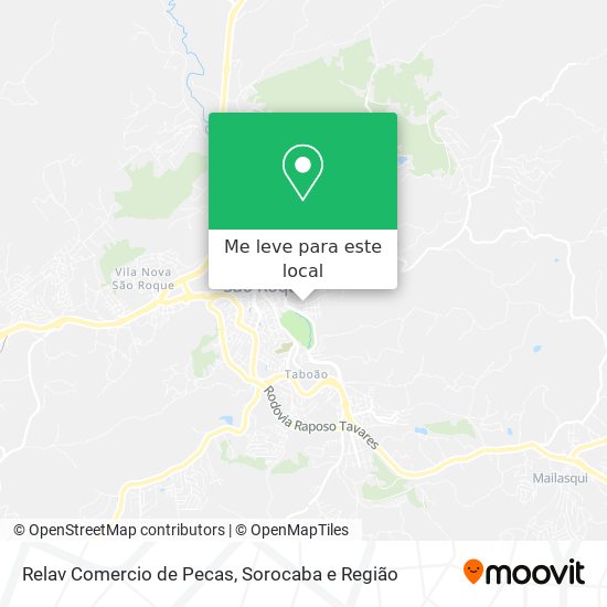 Relav Comercio de Pecas mapa