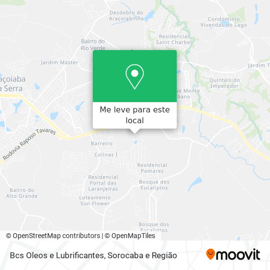 Bcs Oleos e Lubrificantes mapa