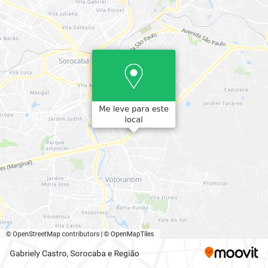 Gabriely Castro mapa