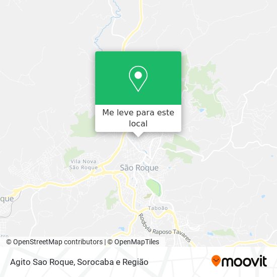 Agito Sao Roque mapa