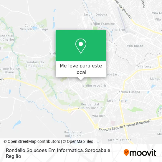Rondello Solucoes Em Informatica mapa