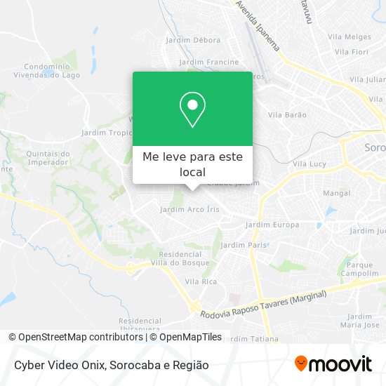 Cyber Video Onix mapa