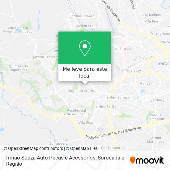 Irmao Souza Auto Pecas e Acessorios mapa