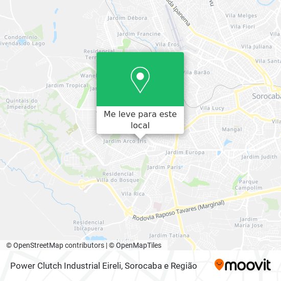 Power Clutch Industrial Eireli mapa