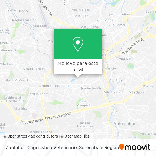 Zoolabor Diagnostico Veterinario mapa