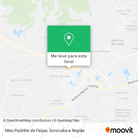 Meu Pezinho de Feijao mapa