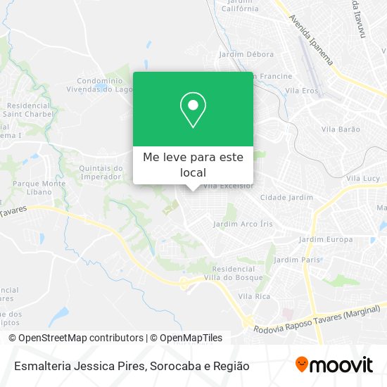 Esmalteria Jessica Pires mapa