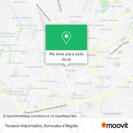 Turassa Importados mapa