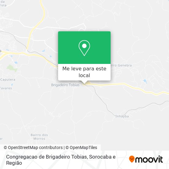 Congregacao de Brigadeiro Tobias mapa