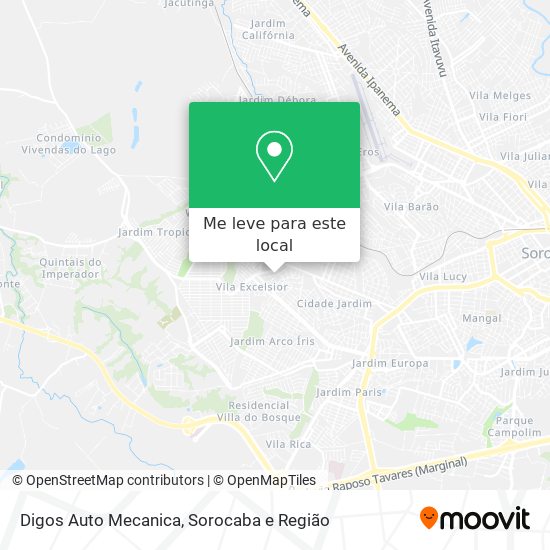 Digos Auto Mecanica mapa