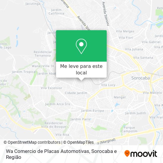 Wa Comercio de Placas Automotivas mapa