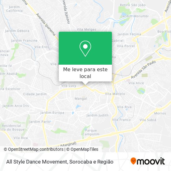 All Style Dance Movement mapa