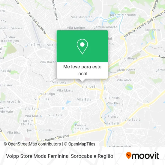 Volpp Store Moda Feminina mapa