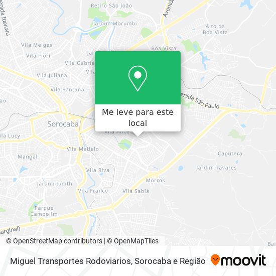 Miguel Transportes Rodoviarios mapa