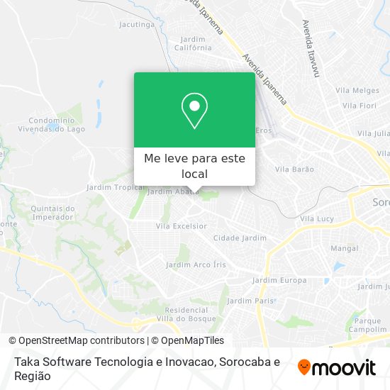 Taka Software Tecnologia e Inovacao mapa