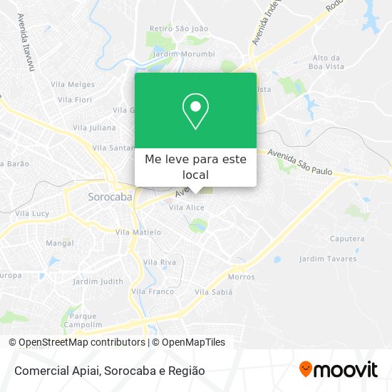 Comercial Apiai mapa