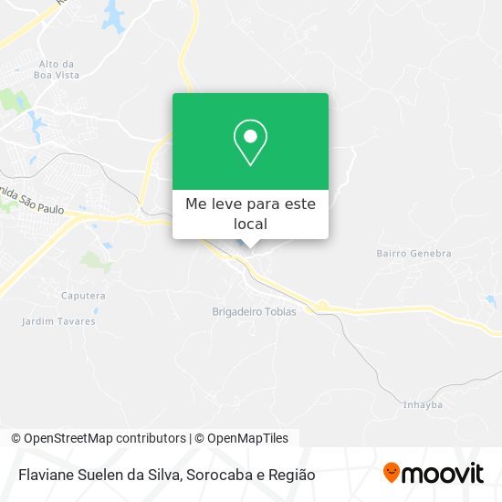 Flaviane Suelen da Silva mapa