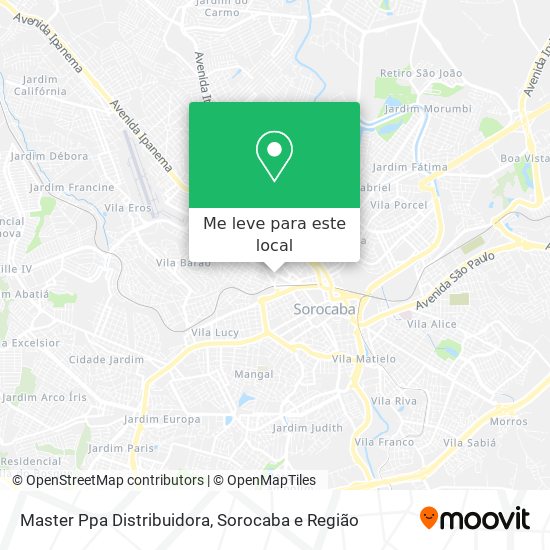 Master Ppa Distribuidora mapa