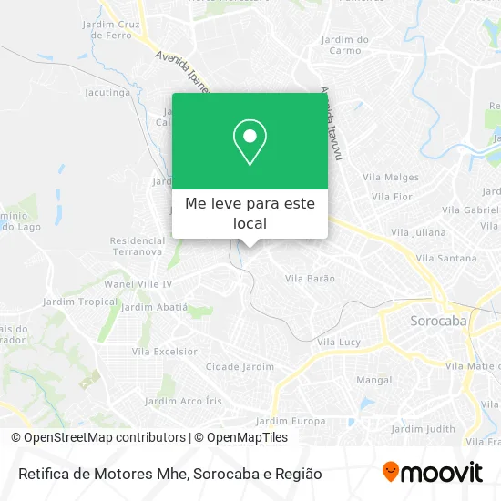 Retifica de Motores Mhe mapa