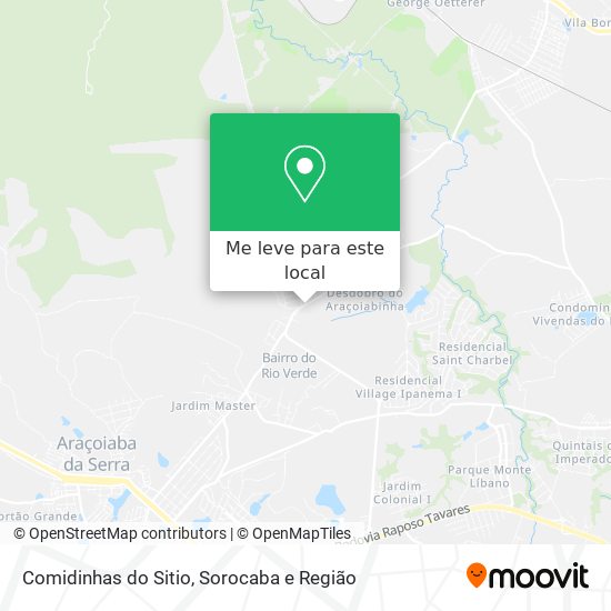 Comidinhas do Sitio mapa