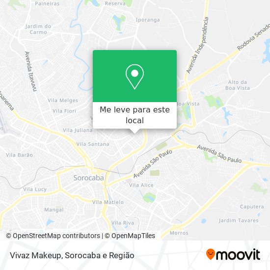 Vivaz Makeup mapa