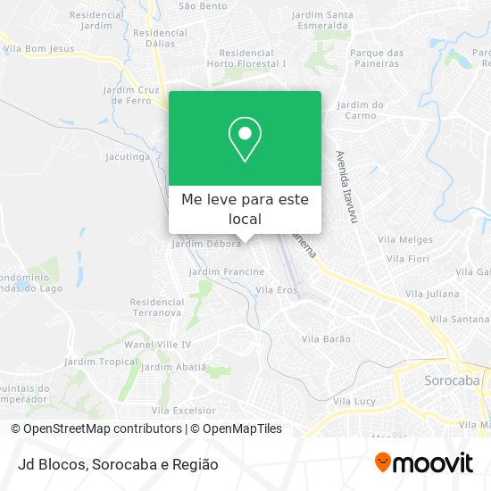Jd Blocos mapa