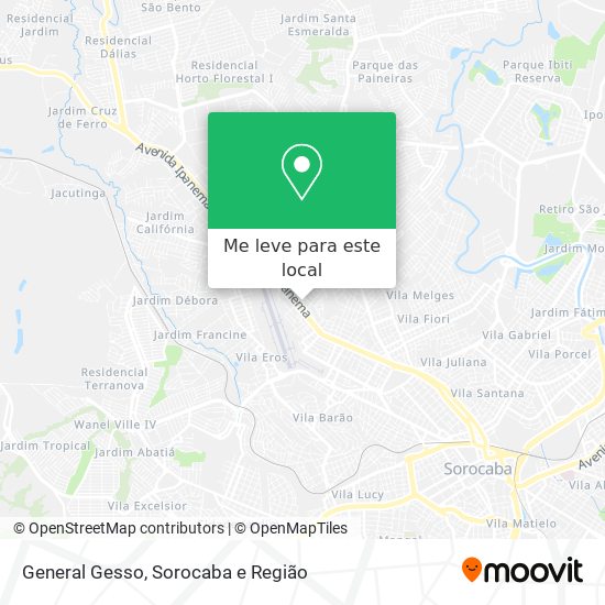 General Gesso mapa