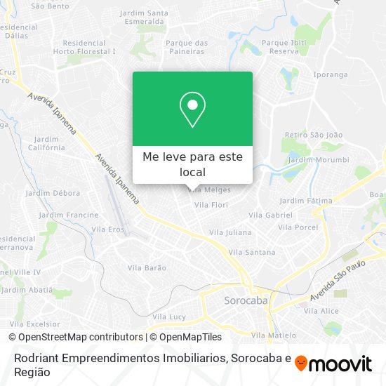 Rodriant Empreendimentos Imobiliarios mapa